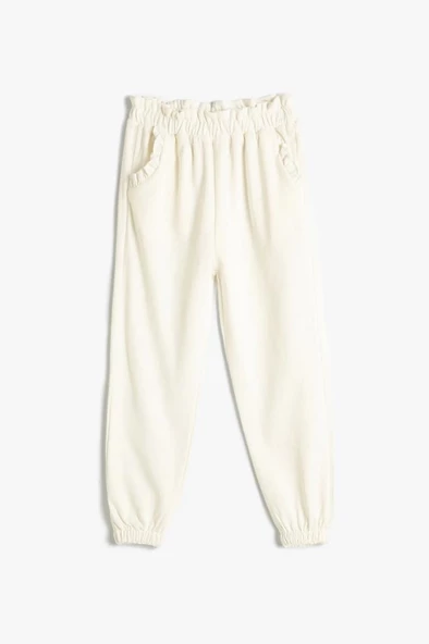 Koton Kız Bebek Jogger Eşofman Altı Beli Lastikli Pamuklu - 2