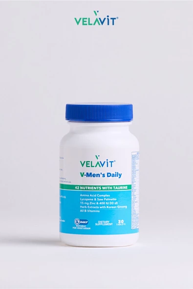 Velavit V-Men's Daily 30 Tablet - Resim 2