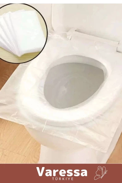 Seyahat Restaurant Avm Halka Açık Tuvalet Wc Tek Kullanımlık Klozet Kapağı Poşeti 50 Adet - 3