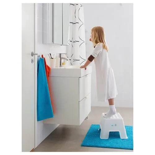 SUMUHOME BOLMEN BASAMAK TABURE BEYAZ 44x35x25 CM - 4