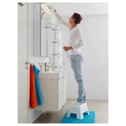 SUMUHOME BOLMEN BASAMAK TABURE BEYAZ 44x35x25 CM - 5