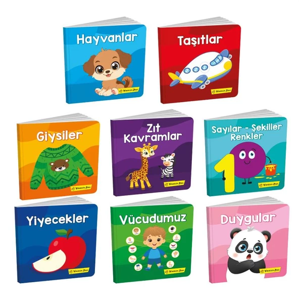 Y.Z. 6-24 Ay Zeki Bebek Kütüphanesi 8’li Set - 2