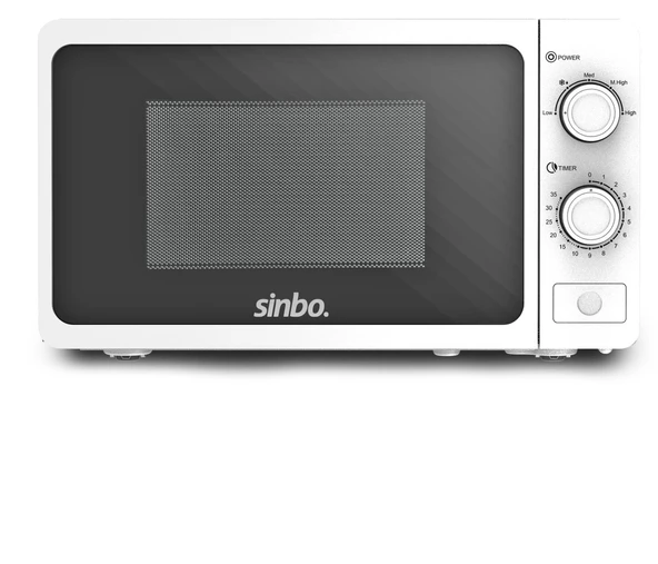 SİNBO  MİKRODALGA FIRIN 3676  MANUEL BEYAZ - 1