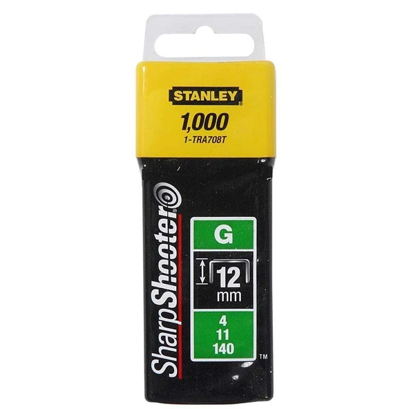 Stanley 1-TRA708T G Tipi Zımba Teli 12mm 1000li Paket