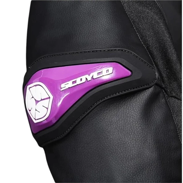 SCOYCO JK153W KORUMALI KADIN MOTOSİKLET MONTU MOR - Resim 4