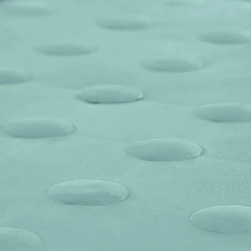 IKEA BOLMEN BASAMAK TABURE TURKUAZ 44x35x25 CM KAYMAZ TABAN - Resim 4