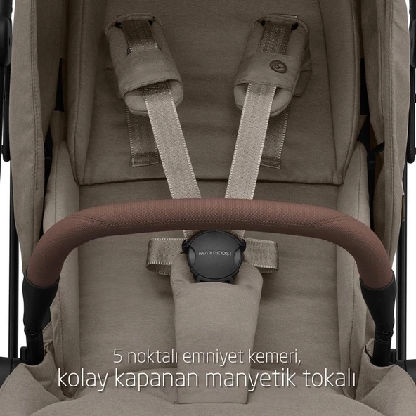 Maxi-Cosi Leona2 Çift Yönlü Uzatılabilir Sırt Desteği Tam Yatabilir Bebek Arabası Twillic Truffle - Resim 12