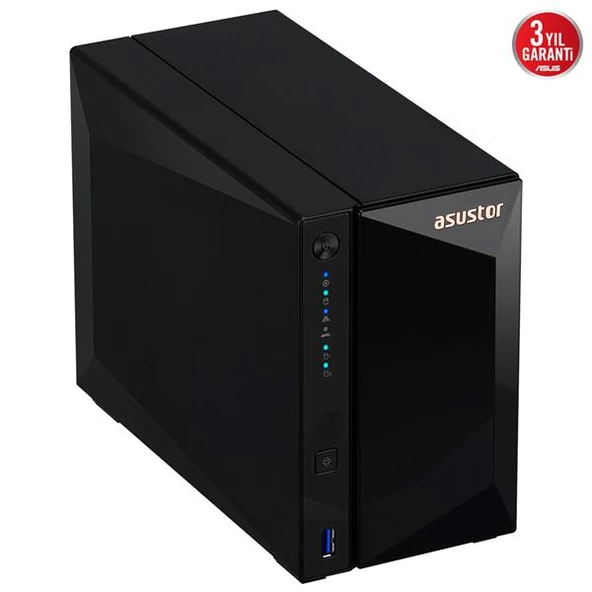 ASUSTOR AS3302T V2 2GB 2 BAY 2.5GB LAN DEPOLAMA ÜNİTESİ - 4