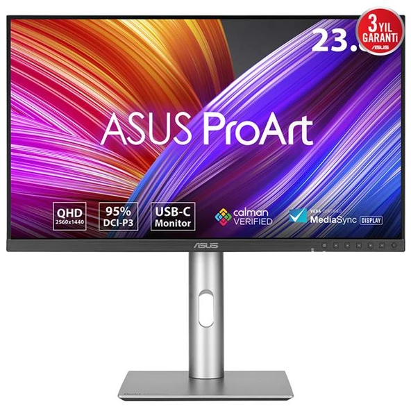 ASUS PROART PA24ACRV 23.8" 5MS 75HZ 2K 2560x1440 DP/HDMI/TYPE-C VESA PIVOT LED MONITOR