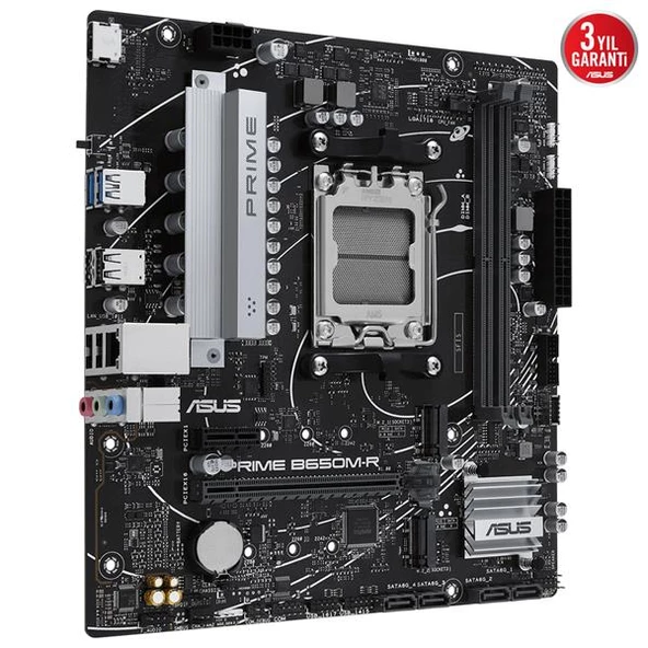 ASUS PRIME B650M-R 2xDDR5 HDMI 2xM.2 AM5 ANAKART - 3