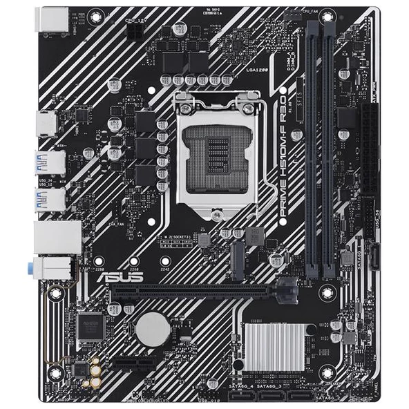 ASUS PRIME H510M-F R3.0 H510 2xDDR4 HDMI 1xGLAN 1xM.2 1200Pin ANAKART - 2