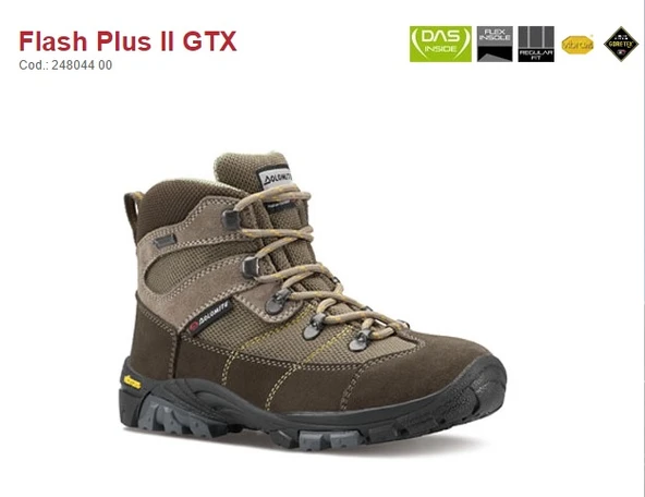 Dolomite Flash Plus Li GTX Trekking Çocuk Bot-KAHVERENGİ ürün görseli 1