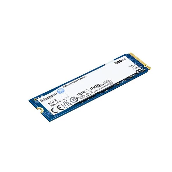 Kingston NV3 500GB 22x80mm PCIe 4.0 x4 M.2 NVMe SSD
