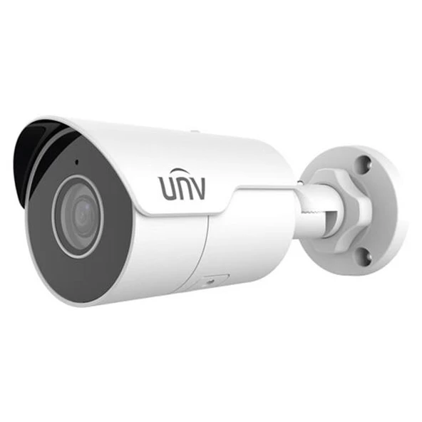 UNIVIEW IPC2128LE-ADF28KM-G 8MP 2.8MM 50MT IP67 H265+ DAHİLİ SES IR BULLET IP KAMERA