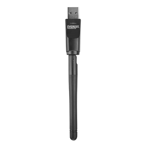 Everest EWN-212 2.4GHz MT7601 İşlemcili 2dBi 150 Mbps Wireless Usb Kablosuz Adaptör İp Tv Uydu Cihazı Uyumlu