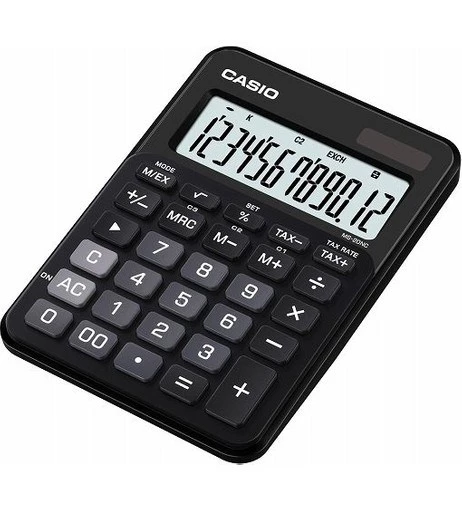 Casio Ms-20Ucbk 12 Haneli Masaüstü Hesap Makinesi