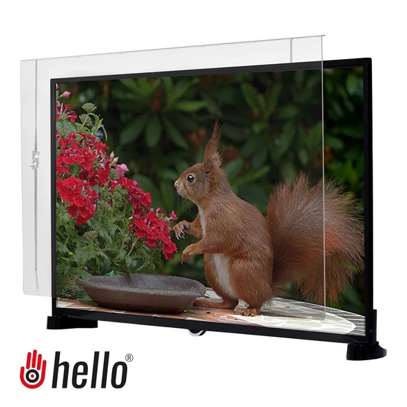 Ayt Hello 60 İnç 153 Ekran Lcd Led Tv Monitör Ekran Koruyucu Kırılmaz Cam - 4