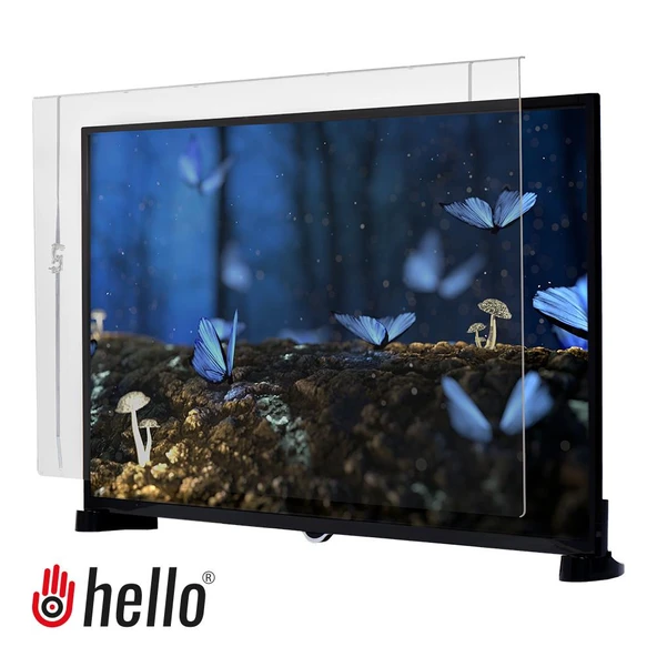 Ayt Hello 58 İnç 147 Ekran Lcd Led Tv Monitör Ekran Koruyucu Kırılmaz Cam - 4
