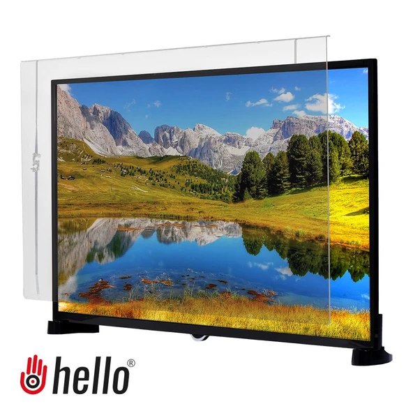 Ayt Hello 47 İnç 119 Ekran Lcd Led Tv Monitör Ekran Koruyucu Kırılmaz Cam - 4
