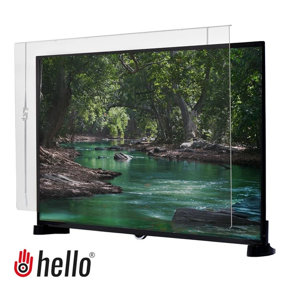 Ayt Hello 46 İnç 116 Ekran Lcd Led Tv Monitör Ekran Koruyucu Kırılmaz Cam - 4