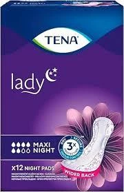 Tena Lady Maxi Night Mesane Pedi 12'li