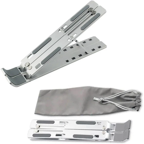 Ayt Frisby FNC-5150ST Taşınabilir Katlanır Alüminyum Tablet Notebook Laptop Stand 10-15.6 İnç İçin Uyumlu Tutucu - 2