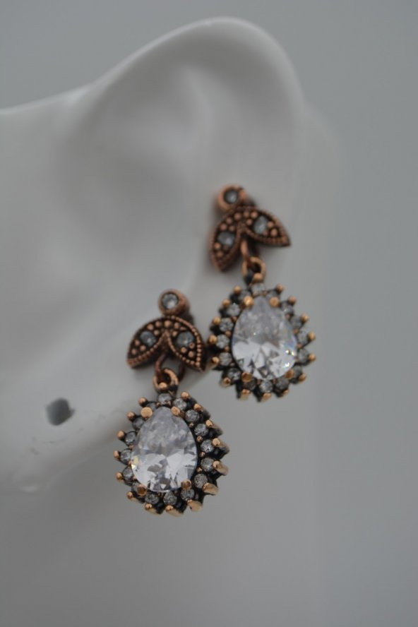 STONEAGE Elmas Model Küpe - Resim 3