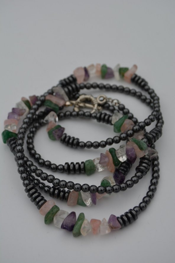 STONEAGE En Sevilen Taşlardan Gemici Kilitli Şifa Kolyesi - Resim 5