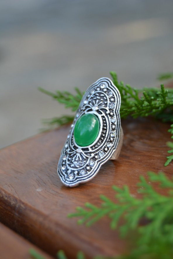 STONEAGE Hint Gümüşü Bohem Ayarlanabilir Bayan Yüzük Minik Toplu ürün görseli