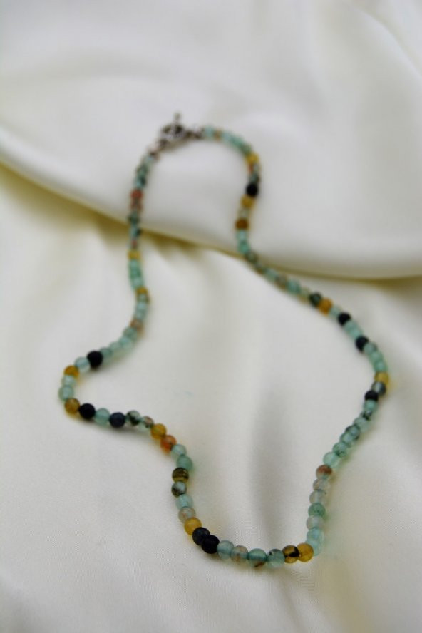 STONEAGE Gerçek Jade Ceyt Yeşim Taşlı Şifa Kolyesi - 4