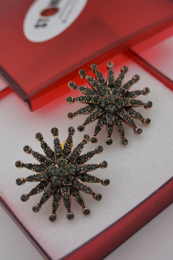 STONEAGE Güneş Bayan Küpe Özel Tasarım - Resim 6