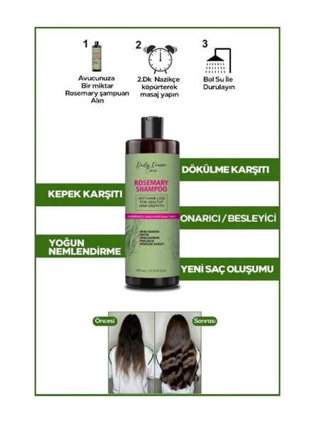 True Bee Daily Dream Mucize Biberiye Kompleks Şampuan 400 ML - 2