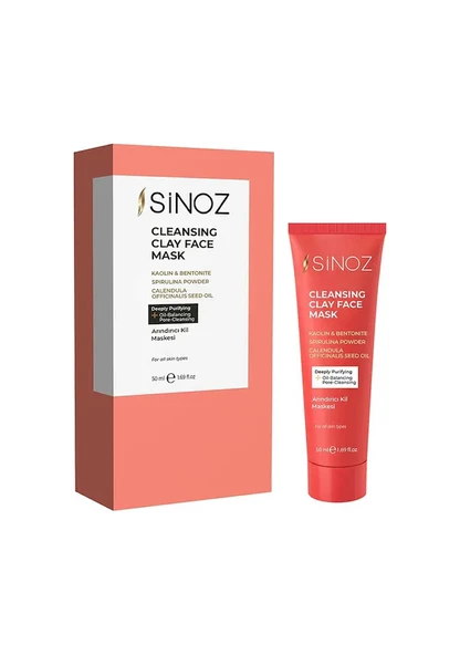 Sinoz Arındırıcı Kil Maskesi 50 Ml