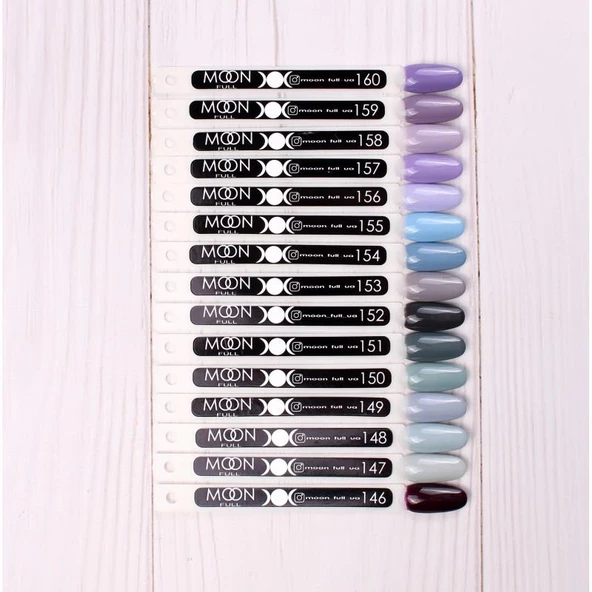 Moon Full Kalıcı Oje Classic Saf Gri No:150 - 3