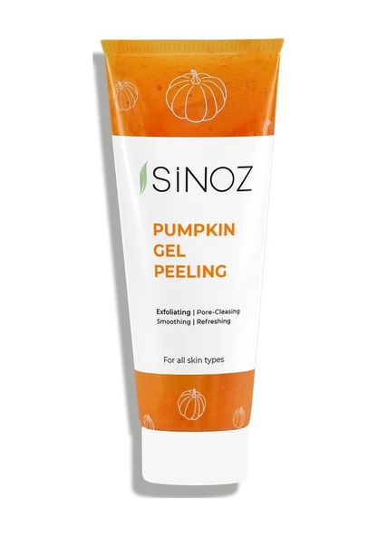 Sinoz Pumpkin Jel Balkabağı Özlü Ölü Derilerden Arındıran Yenileyici Yüz Peelingi