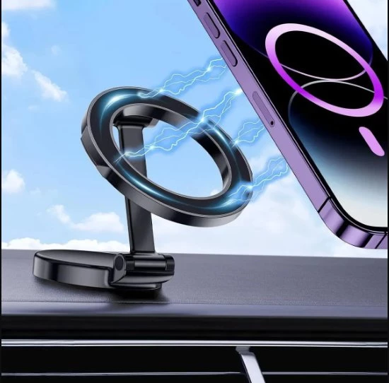 Magsafe Uyumlu Mıknatıslı iphone 11-16 Araç içi Telefon Tutucu Manyetik Torpido üstü - 2