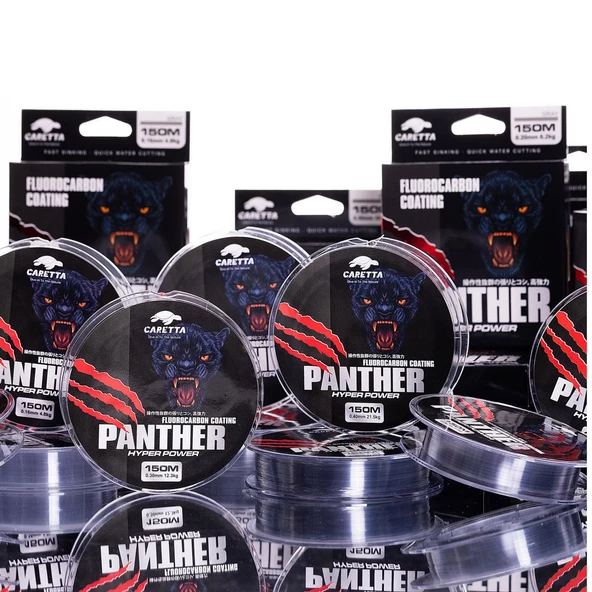 Caretta Panther 150m Fluorocarbon Kaplama Olta Misinası  0,23 mm