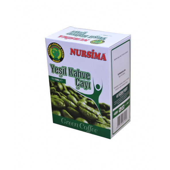Nursima Yeşil Kahve Çayı 40 Adet Süzen Poşet Çay