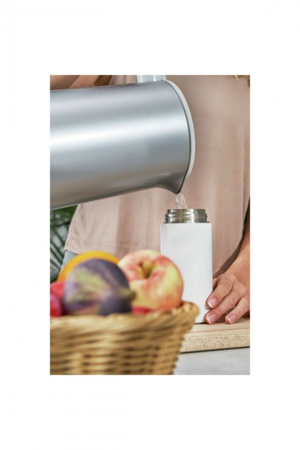 Zwilling Süzgeçli Termos Matara Beyaz 420 ml - 6