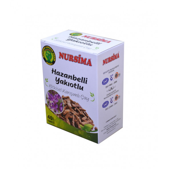 Nursima Hazanbelli Yakıotlu Karışık Bitki Çayı 40 Adet Süzen Poşet Çay