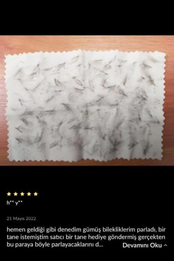 Bakım Kiti Serisi 5 Adet Mücevher Altın Gümüş Takı Silme Temizleme Parlatma Mendili Bezi - Resim 12