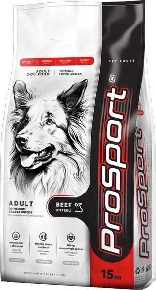 Prosport Biftekli Yetişkin Köpek Maması 15 kg