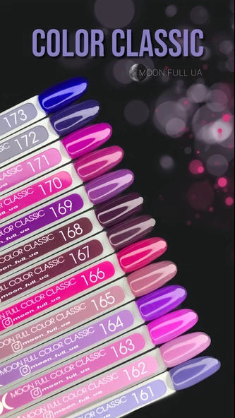 Moon Full Kalıcı Oje Classic Deep Amerikan Mor No:169 - Resim 2