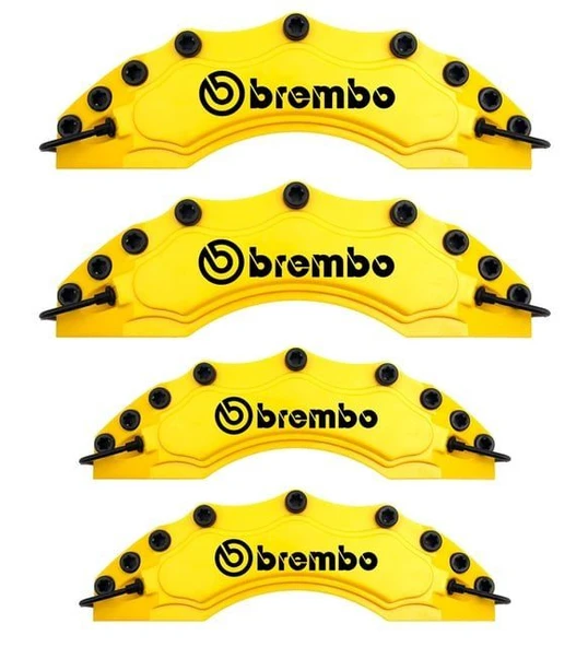 Volkswagen Crafter Uyumlu Brembo Sarı Kaliper Kapağı 4 Parça Ön Arka Set - 1