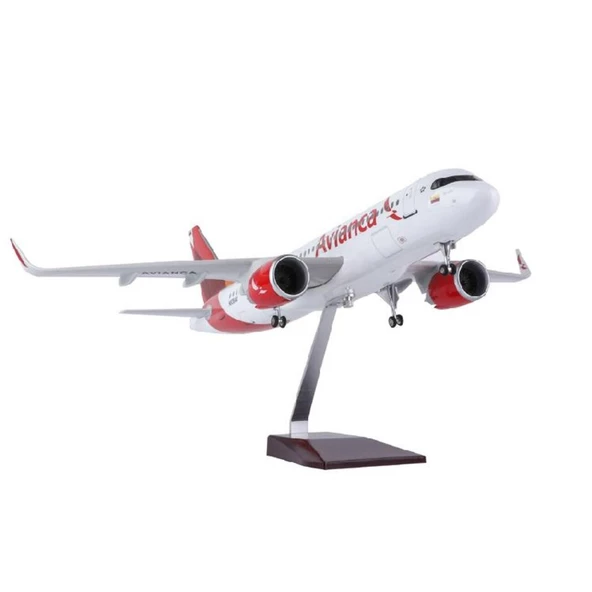 HEDİYELİK-MAKET UÇAKLAR-AVIANCA-ÖLÇEK : ÖLÇEK : 1:80 47 CM-JA320NEOAVIANCA ürün görseli