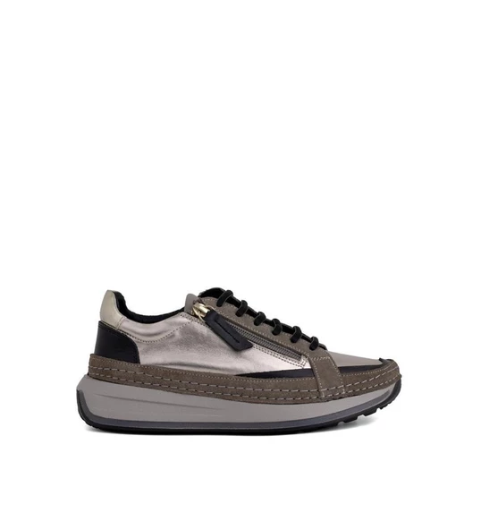 MAMMAMİA D24KA-320 KALIN TABAN  KADIN DERİ SPOR AYAKKABI ürün görseli 1