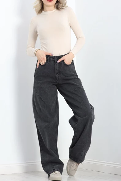 Baggy Jean Kot Pantolon Koyufüme