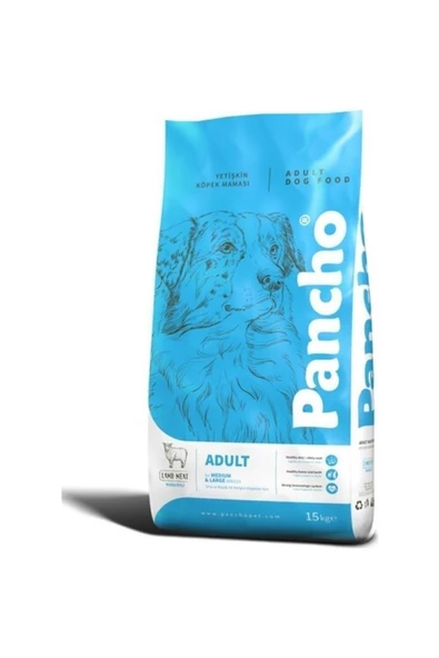 PANCHO Kuzu Etli Yetişkin Köpek Maması 15kg