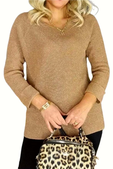 Kadın Simli Kazak 12557 BGL-ST04111 - Resim 4