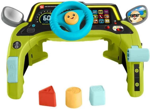 Fisher Price Sesli ve Işıklı Eğlen ve Öğren İlk Arabam HYR91